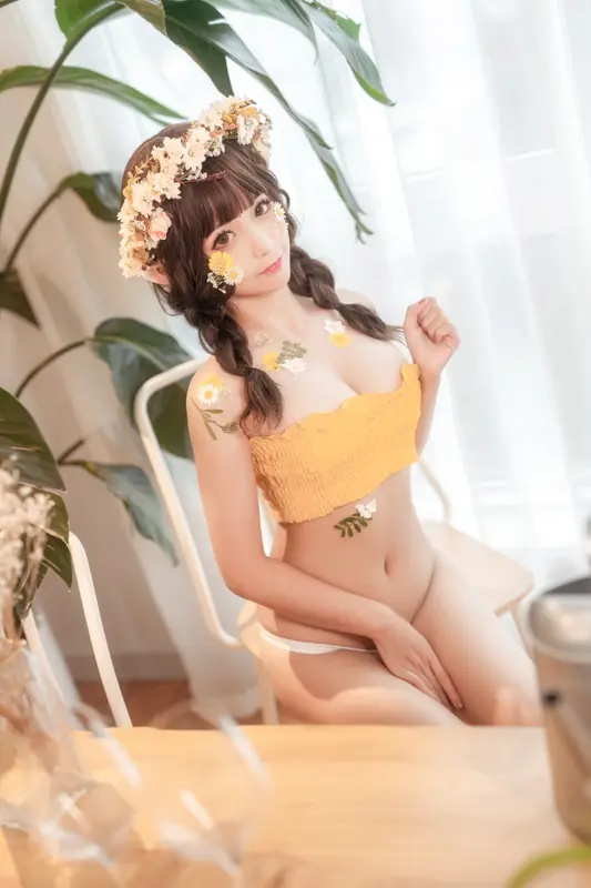 蠢沫沫 NO.125《尖耳国度》花精灵 – 036.webp