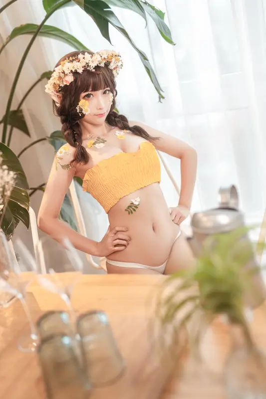 蠢沫沫 NO.125《尖耳国度》花精灵 – 037.webp