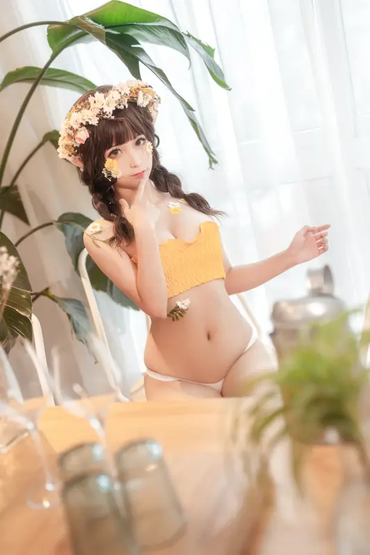 蠢沫沫 NO.125《尖耳国度》花精灵 – 038.webp