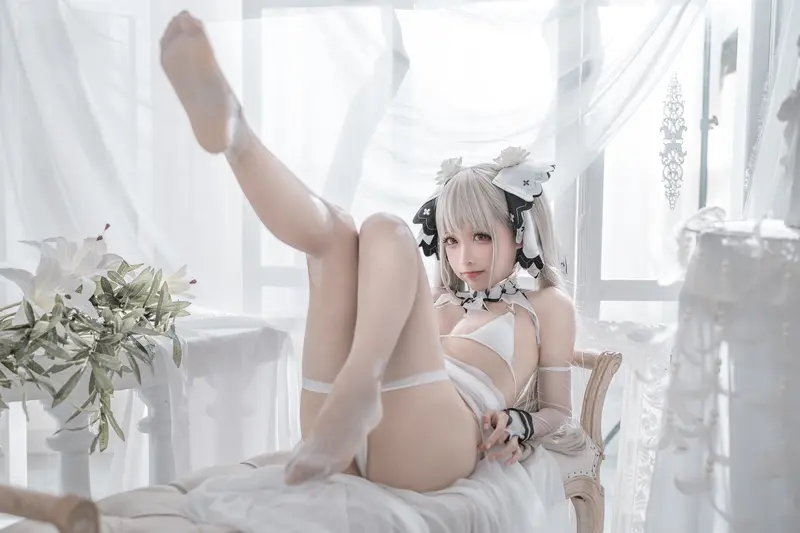 蠢沫沫 NO.134 可畏 婚纱 – 014.webp