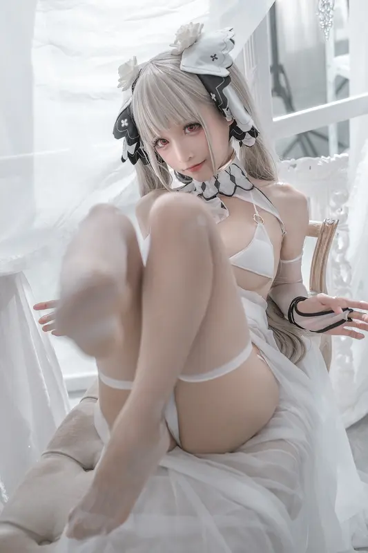蠢沫沫 NO.134 可畏 婚纱 – 015.webp