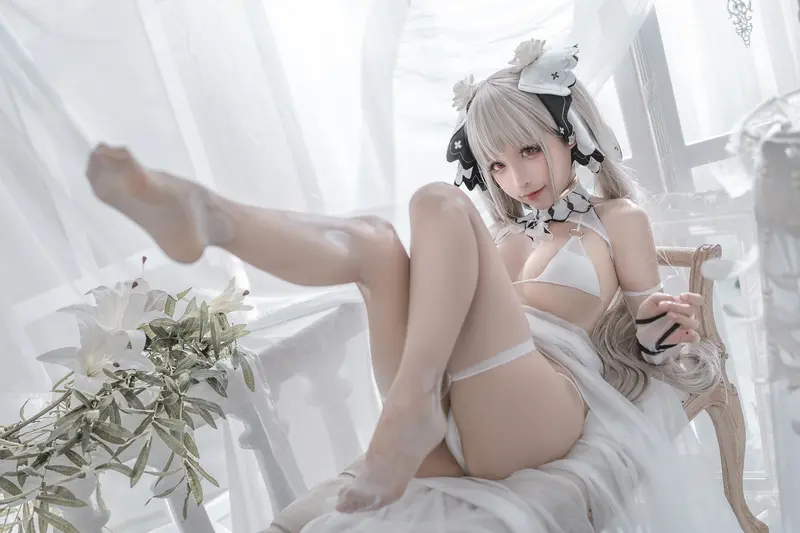 蠢沫沫 NO.134 可畏 婚纱 – 017.webp