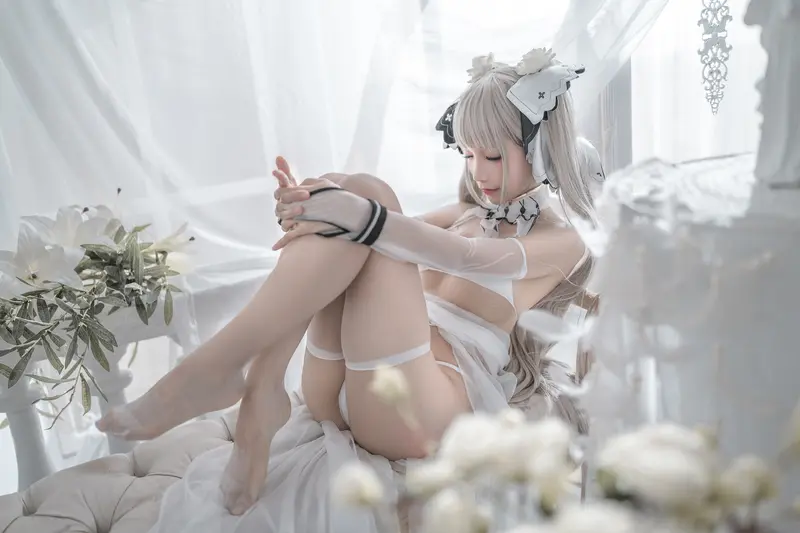 蠢沫沫 NO.134 可畏 婚纱 – 019.webp
