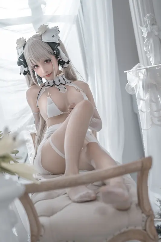 蠢沫沫 NO.134 可畏 婚纱 – 026.webp