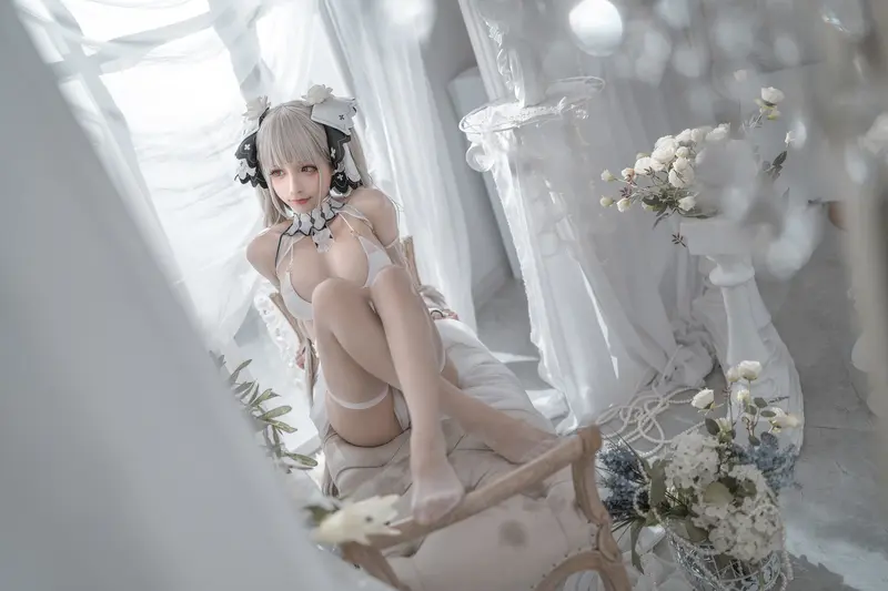 蠢沫沫 NO.134 可畏 婚纱 – 029.webp