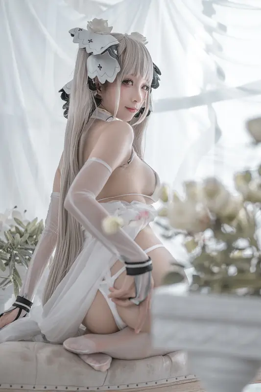 蠢沫沫 NO.134 可畏 婚纱 – 036.webp