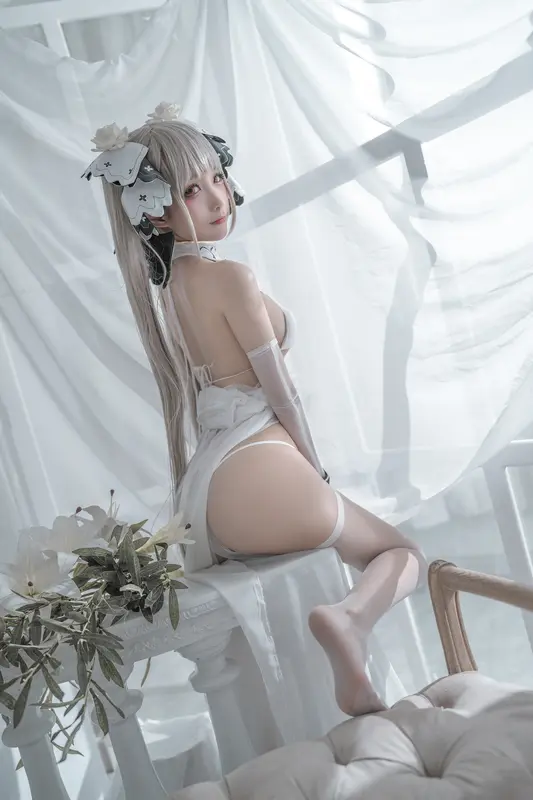 蠢沫沫 NO.134 可畏 婚纱 – 045.webp