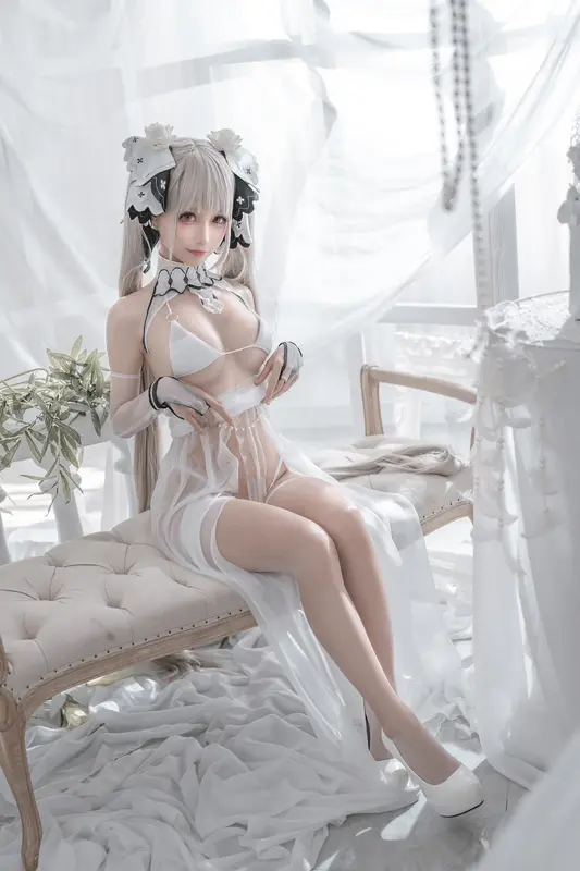 蠢沫沫 NO.134 可畏 婚纱 – 049.webp