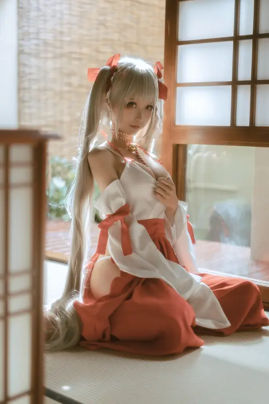 蠢沫沫 NO.135 可畏 巫女 – 001.webp