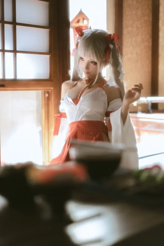 蠢沫沫 NO.135 可畏 巫女 – 002.webp