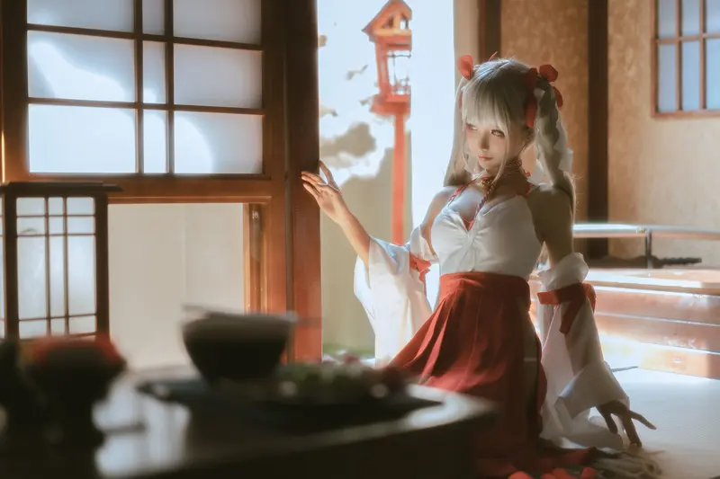 蠢沫沫 NO.135 可畏 巫女 – 004.webp