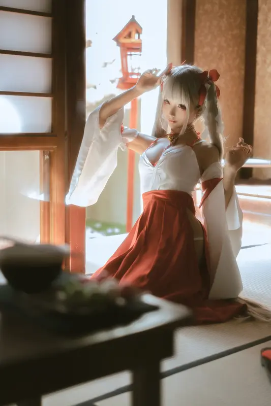 蠢沫沫 NO.135 可畏 巫女 – 005.webp