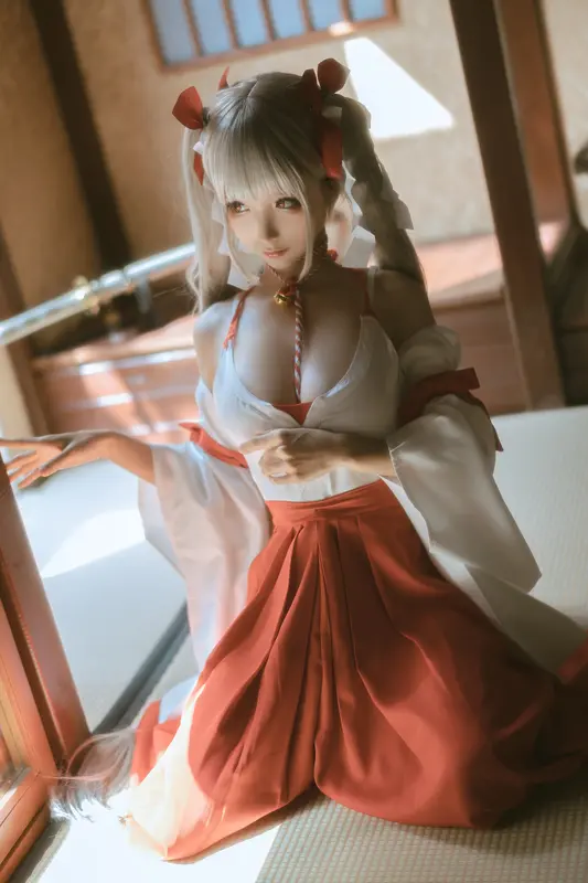 蠢沫沫 NO.135 可畏 巫女 – 006.webp