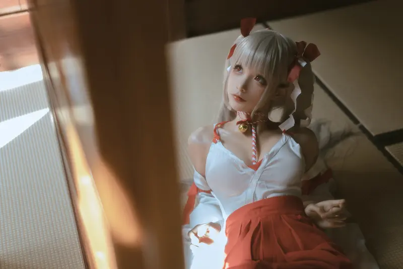 蠢沫沫 NO.135 可畏 巫女 – 009.webp