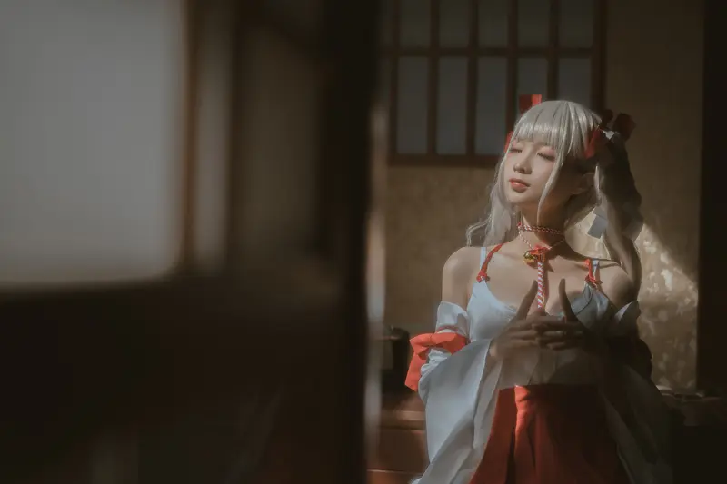 蠢沫沫 NO.135 可畏 巫女 – 012.webp