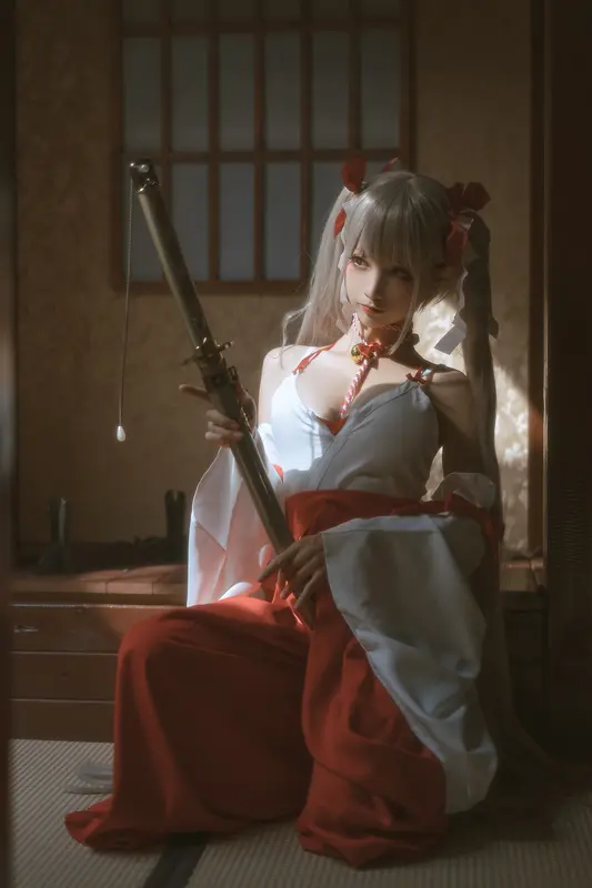 蠢沫沫 NO.135 可畏 巫女 – 018.webp