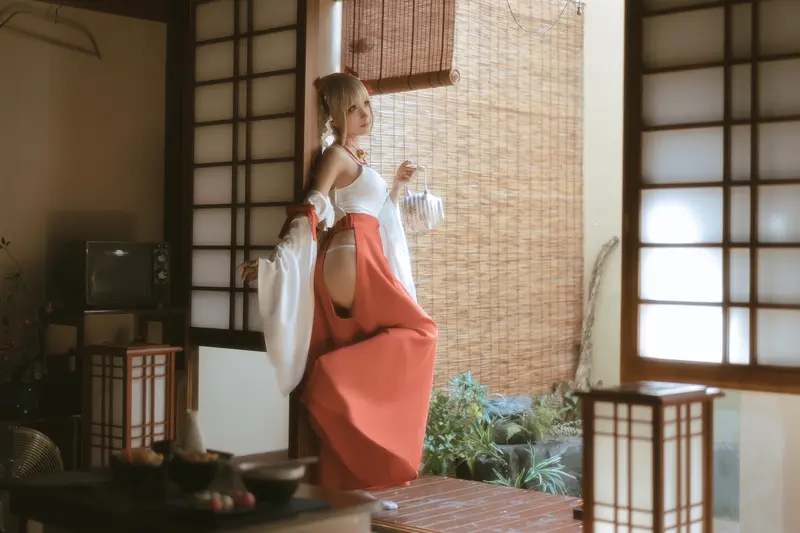 蠢沫沫 NO.135 可畏 巫女 – 025.webp