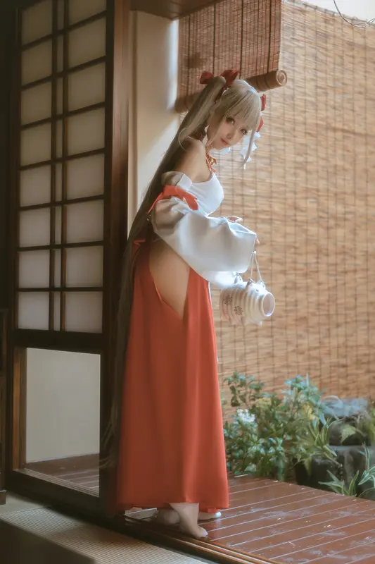 蠢沫沫 NO.135 可畏 巫女 – 026.webp