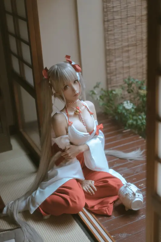 蠢沫沫 NO.135 可畏 巫女 – 031.webp