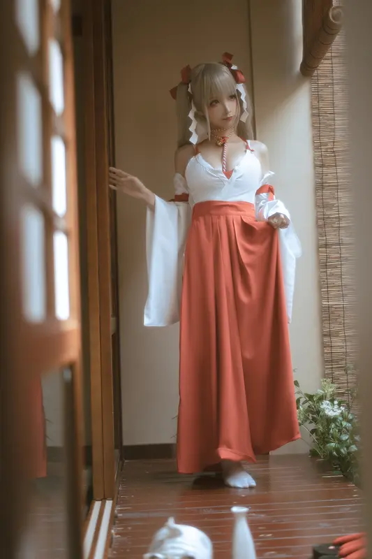蠢沫沫 NO.135 可畏 巫女 – 039.webp