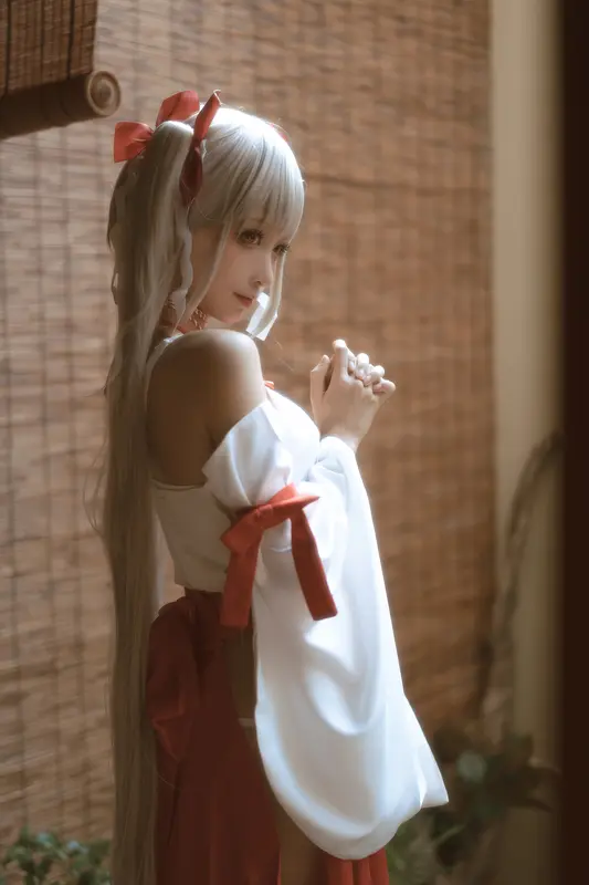 蠢沫沫 NO.135 可畏 巫女 – 041.webp