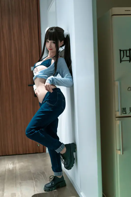蠢沫沫 NO.141 吉他妹妹2.0 – 001.webp