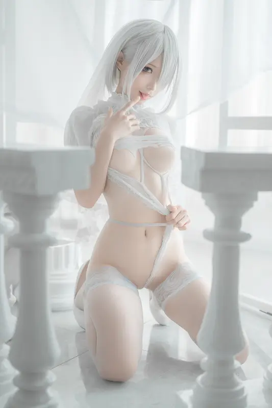 蠢沫沫 NO.143 2B-白婚纱 – 050.webp