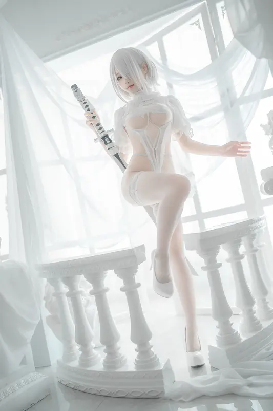 蠢沫沫 NO.143 2B-白婚纱 – 055.webp