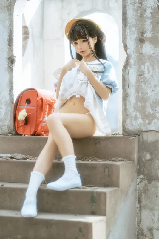 蠢沫沫 NO.155 小黄帽 绅士版 – 088.webp