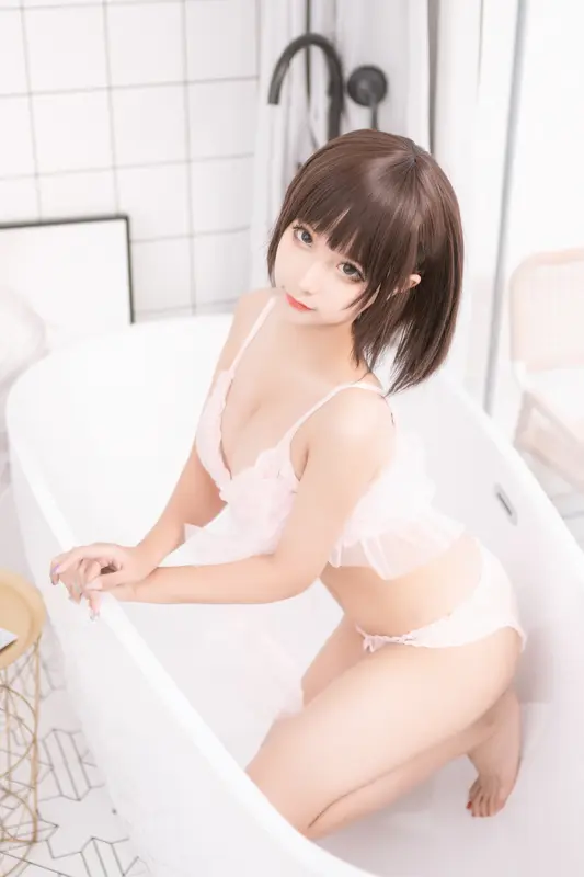 蠢沫沫 NO.162 沫沫真爱版 粉纱 – 006.webp