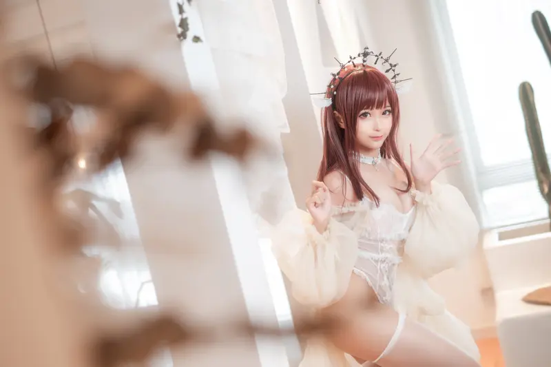 蠢沫沫 NO.165 沫沫真爱版 火天使 – 001.webp