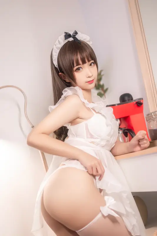 蠢沫沫 NO.172 沫沫真爱版 内衣围裙 – 008.webp