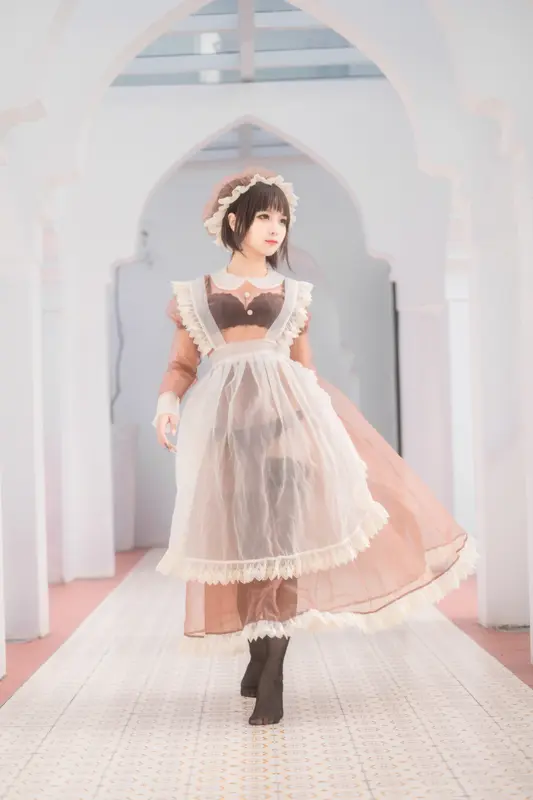 蠢沫沫 NO.175 沫沫真爱版 纱-室外女仆 – 012.webp