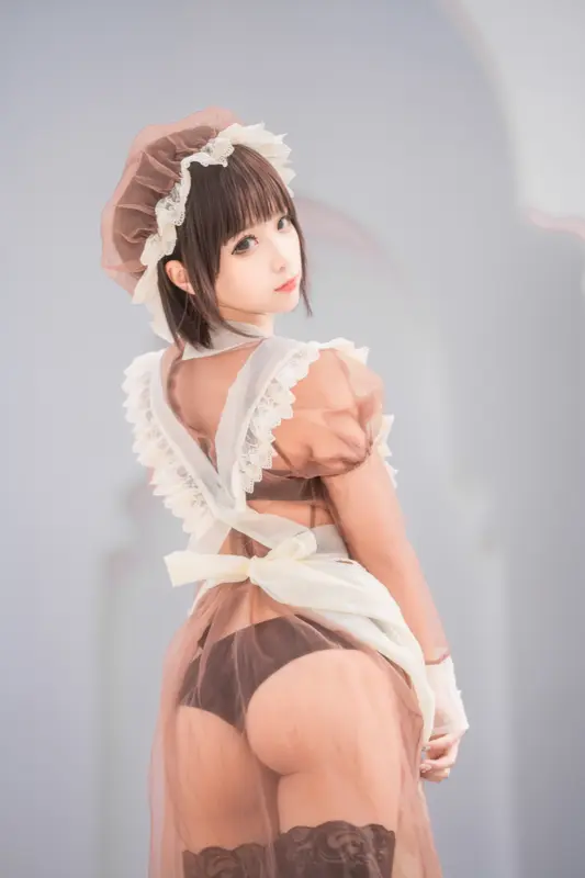 蠢沫沫 NO.175 沫沫真爱版 纱-室外女仆 – 014.webp