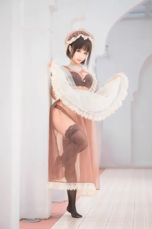 蠢沫沫 NO.175 沫沫真爱版 纱-室外女仆 – 018.webp