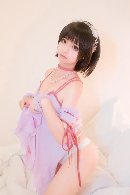 蠢沫沫 NO.18 加藤惠睡衣 – 019.webp