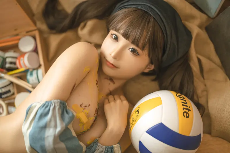 蠢沫沫 NO.183 画室背带裤-绅士版 – 098.webp