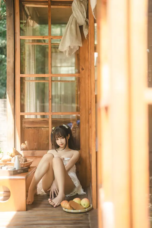 蠢沫沫 NO.186 夏  白吊带 – 057.webp