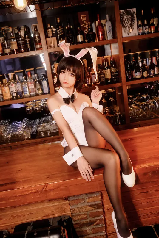 Elegance Unveiled: Chunmomo's Bunny Girl Transformation