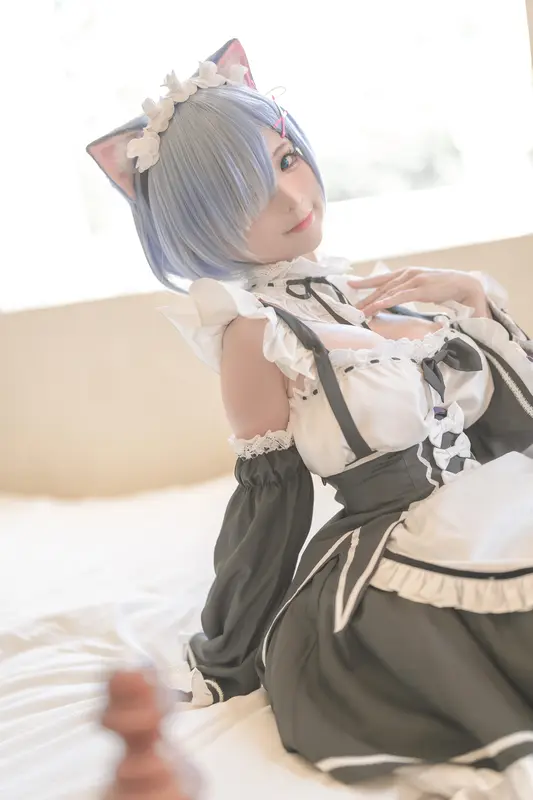 蠢沫沫 NO.190 猫耳雷姆 – 018.webp