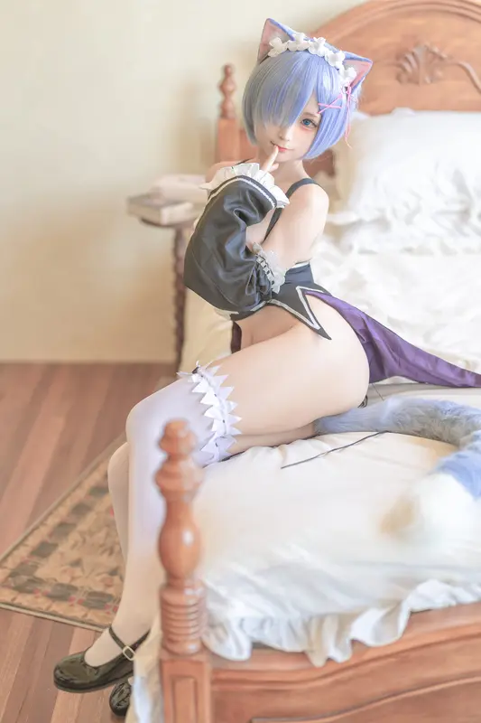 蠢沫沫 NO.190 猫耳雷姆 – 029.webp