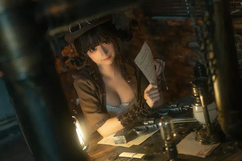 蠢沫沫 NO.200 蒸汽少女 – 001.webp