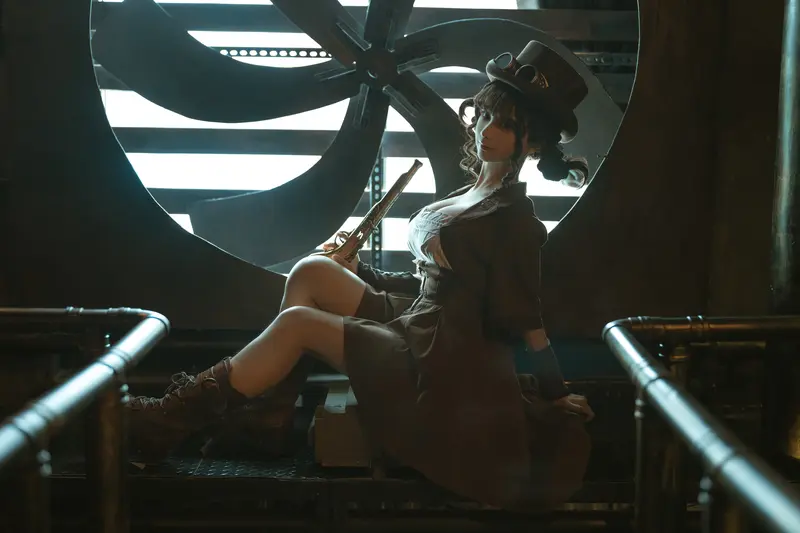 蠢沫沫 NO.200 蒸汽少女 – 024.webp