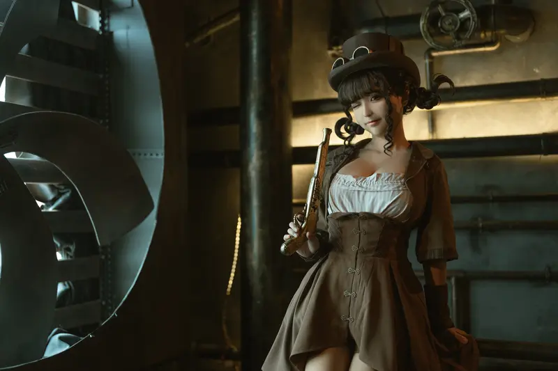 蠢沫沫 NO.200 蒸汽少女 – 028.webp
