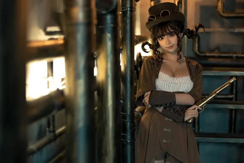 蠢沫沫 NO.200 蒸汽少女 – 034.webp