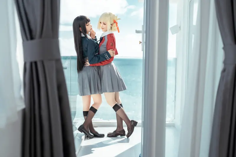 蠢沫沫 NO.201 &桃良阿宅 莉可莉丝 – 010.webp