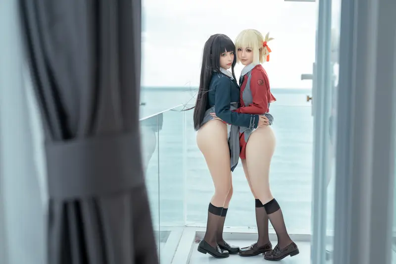 蠢沫沫 NO.201 &桃良阿宅 莉可莉丝 – 014.webp