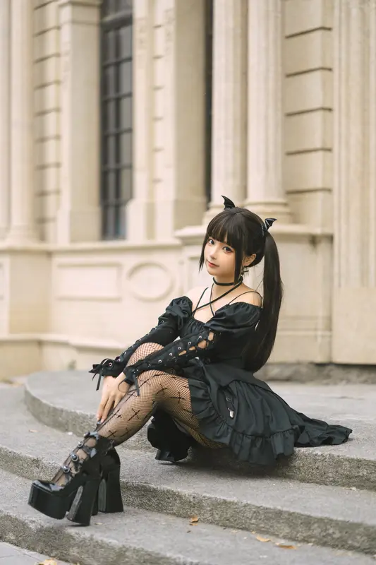 蠢沫沫 NO.202 双马尾小恶魔 – 003.webp