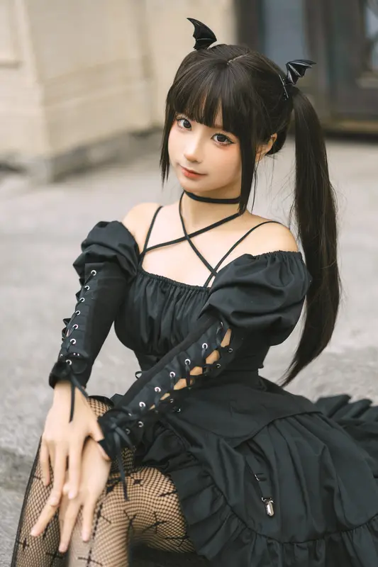 蠢沫沫 NO.202 双马尾小恶魔 – 004.webp