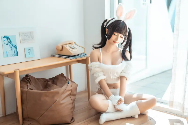 蠢沫沫 NO.203 绵绵兔 – 011.webp